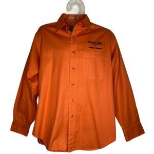 Edwards Chino OSU  "College of Business" Orange Dress Shirt